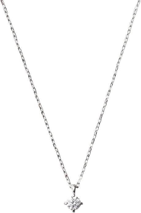 Amazon | [エテ] PT900/850 ダイヤモンド 0.1ct ネックレス